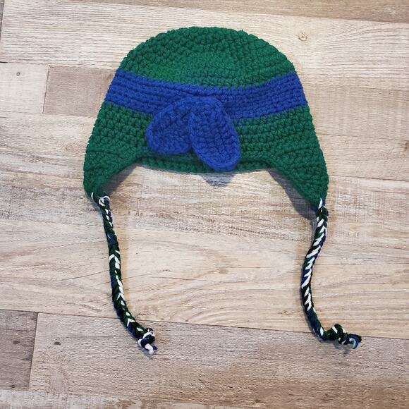 handmade ninja turtle beanie - Picture 2 of 3